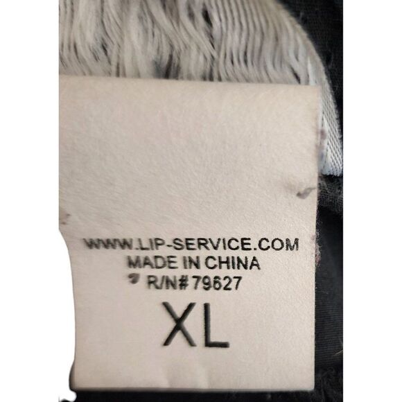 Vintage 90s Snap Front Shirt Mens Size XL Black Goth Punk Mesh Back - Picture 9 of 9